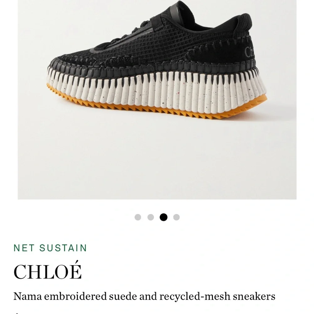 Chloe Nama Sneakers- Black - Picture 9 of 11